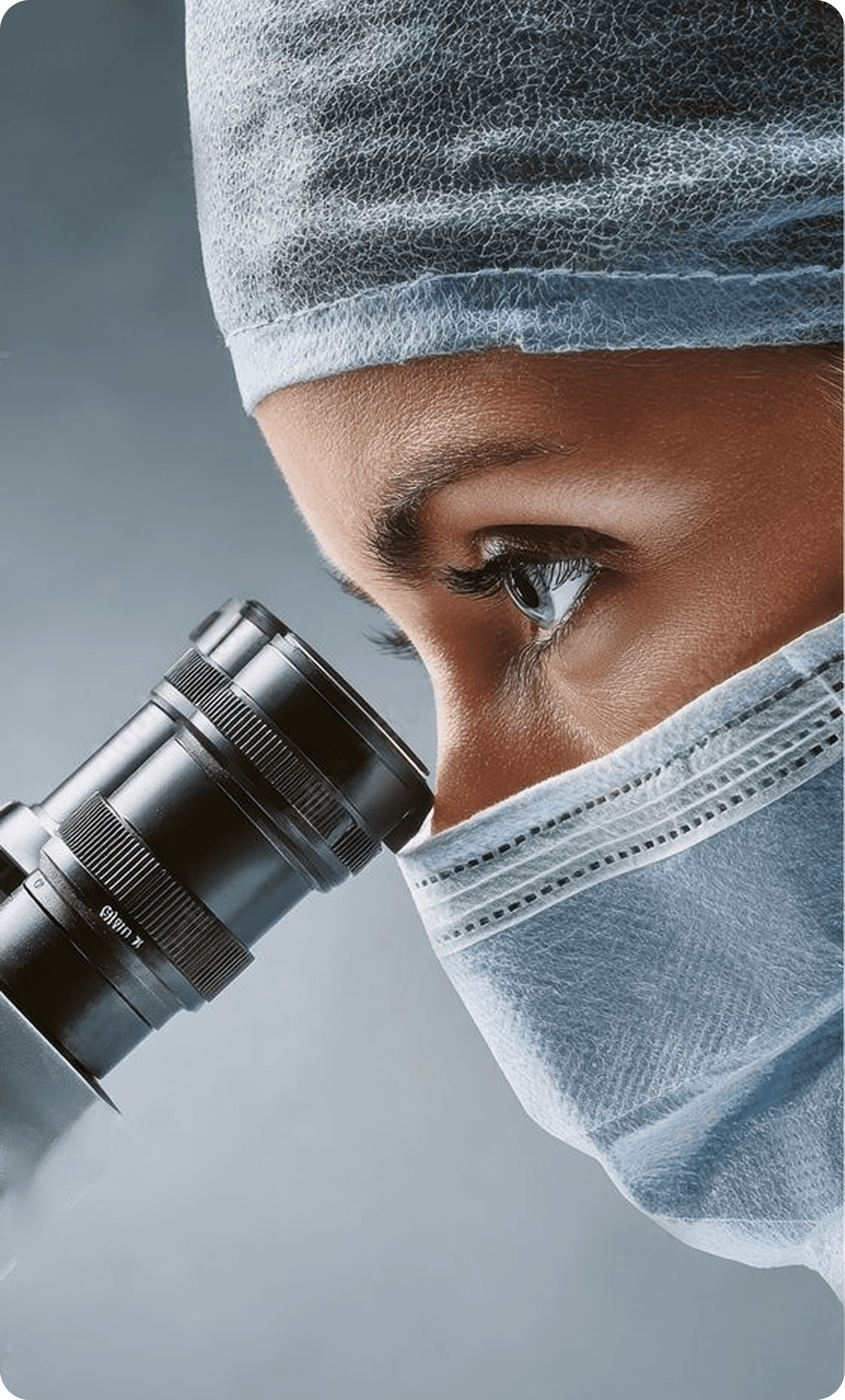Clinical professional at work