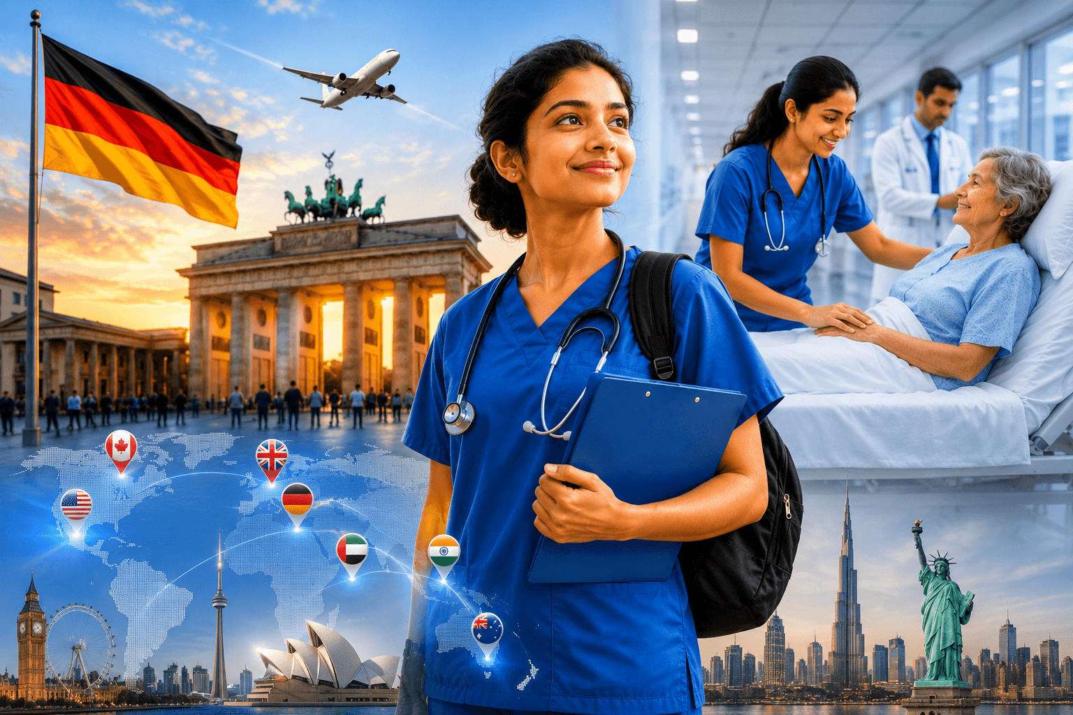 Nursing student studying for licensing exam
