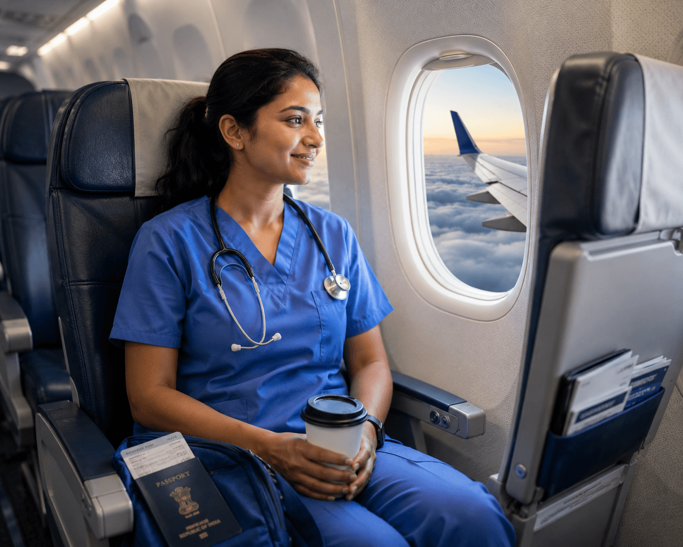 Passport and travel documents for relocation